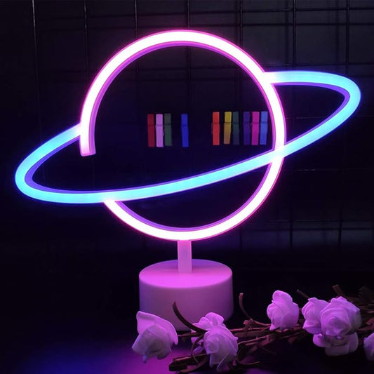 Neon Planet Table Lamp