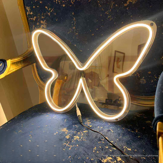 Butterfly Neon Selfie Mirror