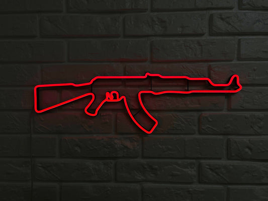 Neon AK47 Sign